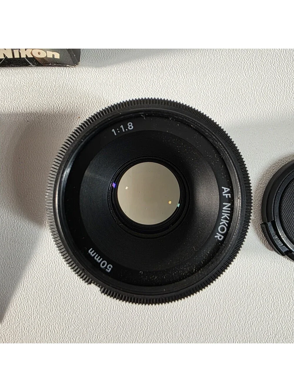 Nikon Nikkor AF 50mm f1.8 SLR DSLR Camera Lens W/Box & Manual